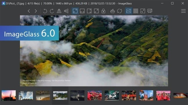 برنامج ImageGlass  لعرض الصور