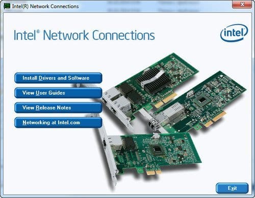 برنامج Intel Ethernet Adapter Complete Driver Pack  لتعريف كارت الانترنت