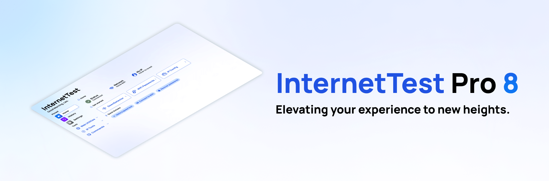 برنامج InternetTest  لفحص وتحليل أداء إتصالك على الانترنت