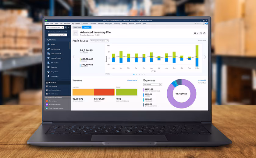 برنامج Intuit QuickBooks Enterprise Solutions 2024  للمحاسبة المالية والإدارية