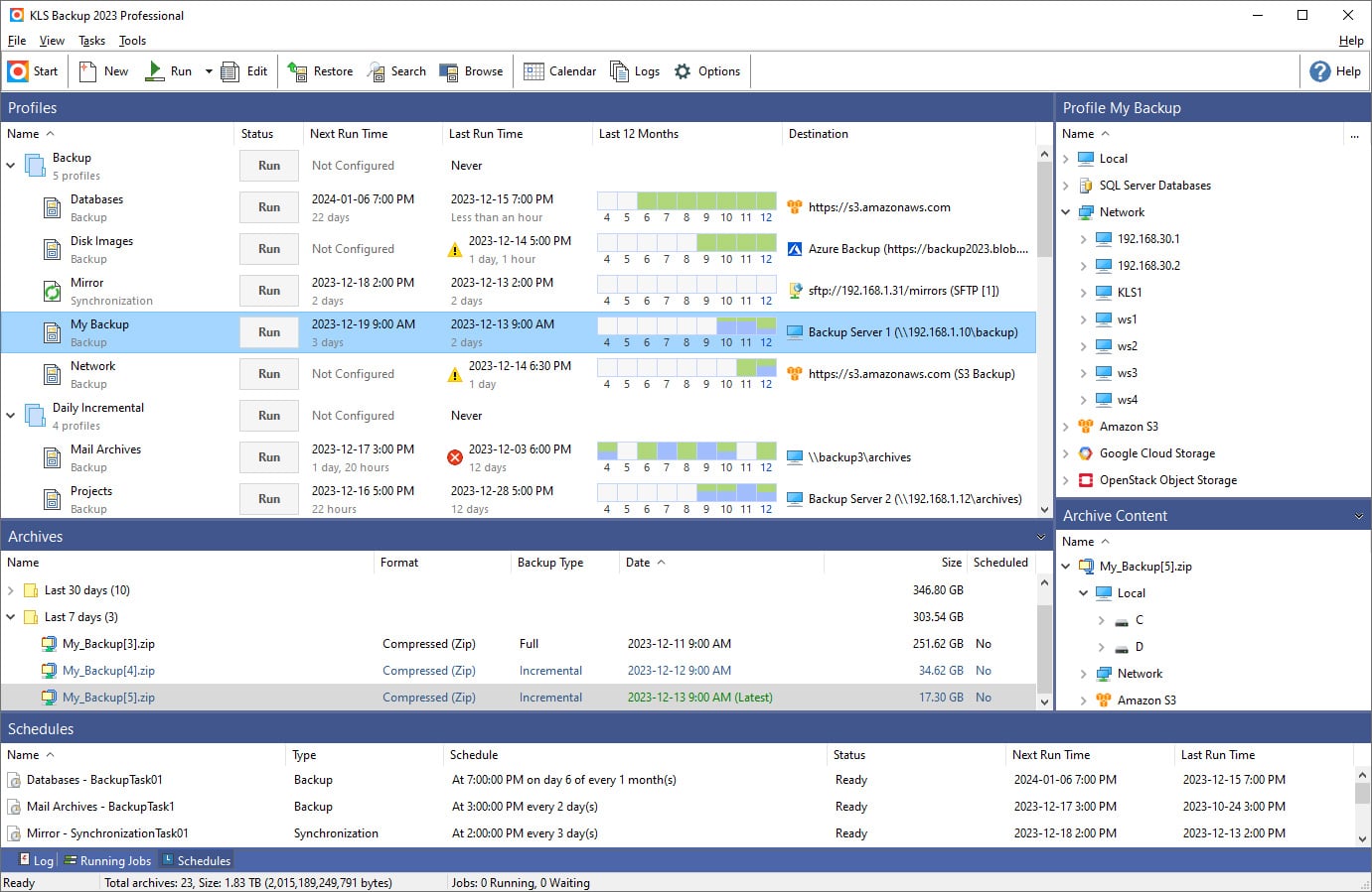 برنامج KLS Backup Professional 2025  للنسخ الاحتياطي