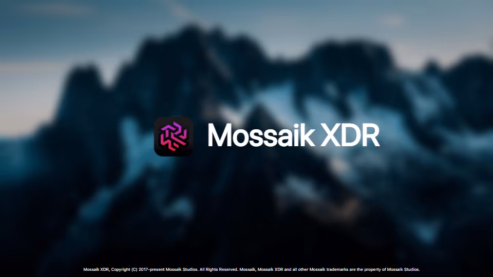 برنامج Mossaik XDR Pro  لتحرير الصور الملتقطة بالكاميرا