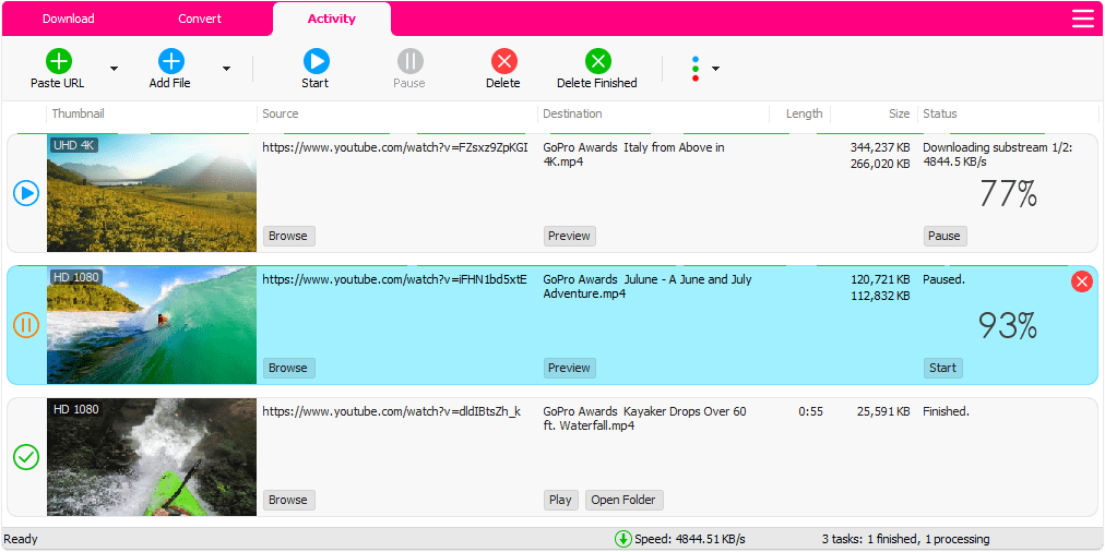 برنامج Muziza YouTube Downloader Converter  لتحميل الفيديوهات من الإنترنت