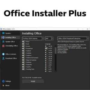 برنامج Office Installer Plus لتثبيت وتحديث وتفعيل الأوفيس