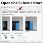 برنامج Open Shell Classic Start  لانشاء وتخصيص قائمة إبدأ للويندوز