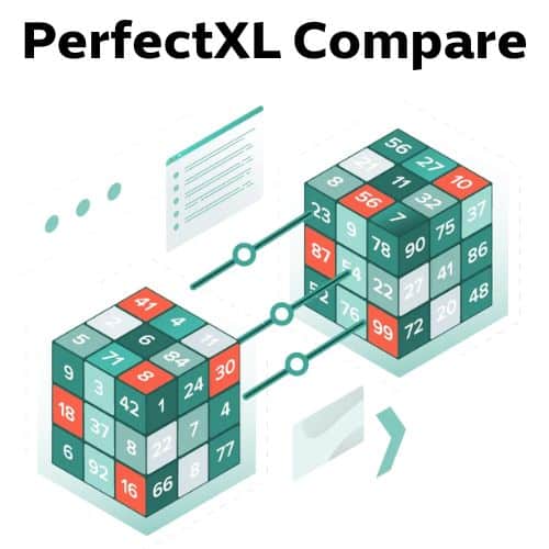 برنامج PerfectXL Compare  للمقارنة بين ملفات إكسيل