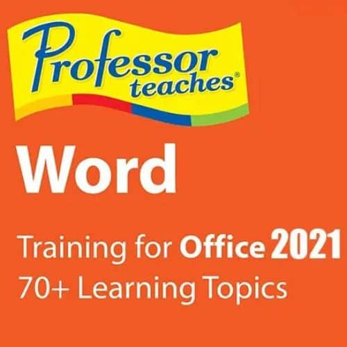 برنامج Professor Teaches Word 2021  لتعليم برنامج وورد