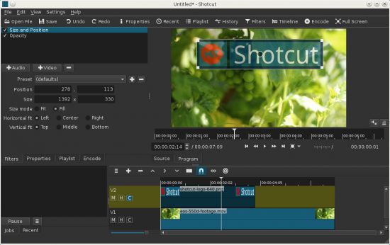 برنامج ShotCut  لتحرير ومونتاج الفيديو