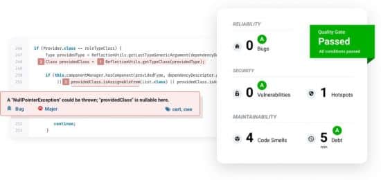 برنامج SonarQube Data Center Edition  لتحليل الأكواد البرمجية