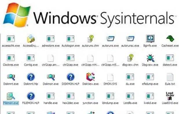 برنامج Sysinternals Suite  لصيانة وتسريع الويندوز