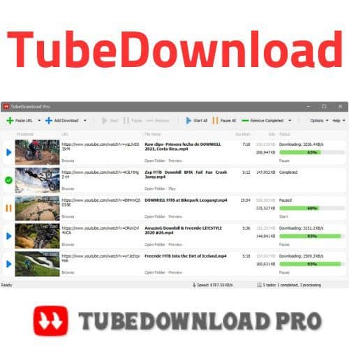 برنامج TubeDownload Pro لتحميل الفيديوهات من الإنترنت