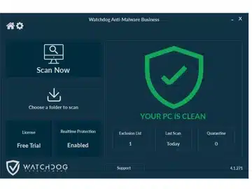 برنامج Watchdog Anti-Virus  للحماية من الفيروسات