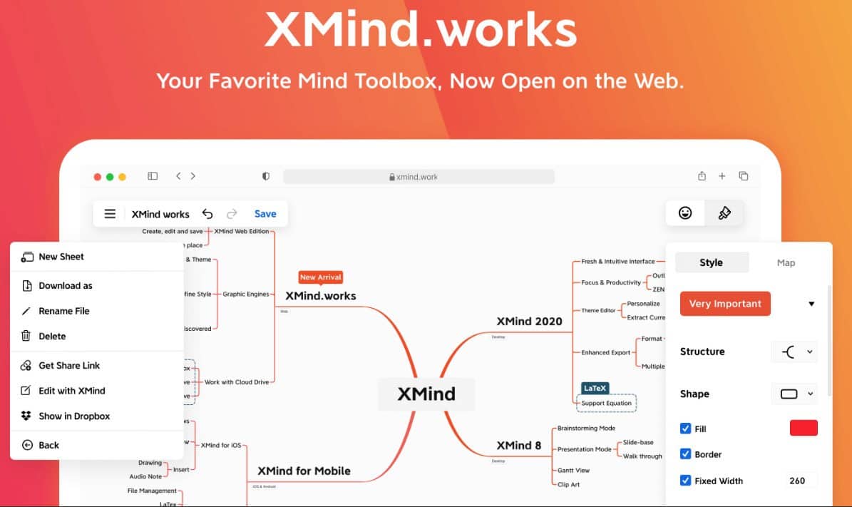 برنامج XMind  لإدارة وتنظيم الأفكار والمهام والمشاريع