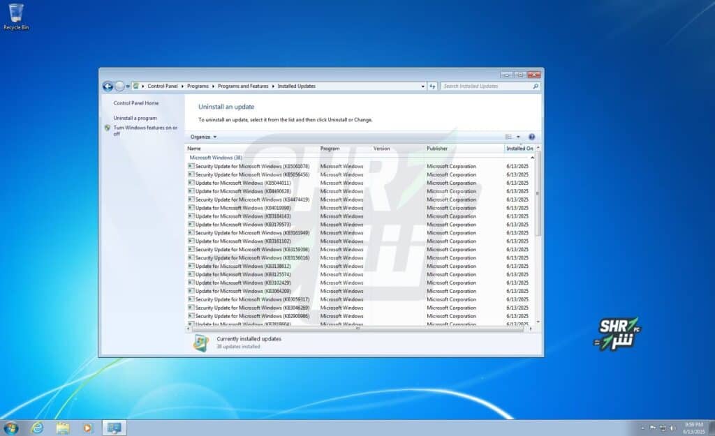 ويندوز سفن بروفيشنال بكل اللغات Windows 7 Professional يونيو 2025