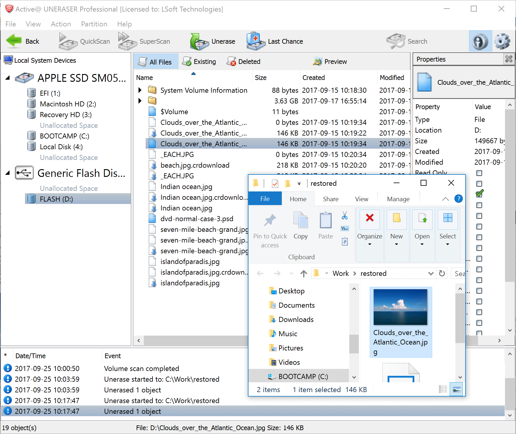 برنامج Active UNERASER Ultimate  لاستعادة الملفات المحذوفة