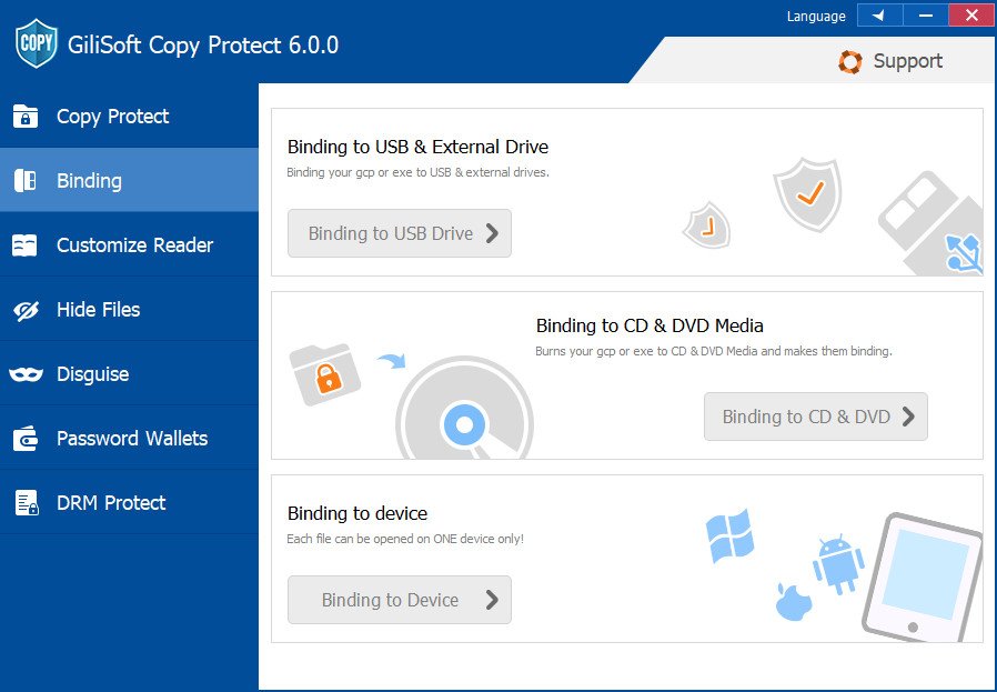 برنامج GiliSoft Copy Protect  لحماية الملفات من النسخ