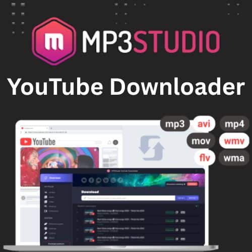 برنامج MP3Studio YouTube Downloader لتحميل الفيديوهات من الإنترنت