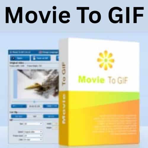 برنامج Movie To GIF  لتحويل مقاطع الفيديو إلى صور GIF