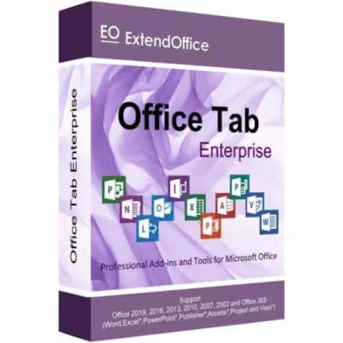 برنامج Office Tab Pro  لإضافة تبويبات لبرامج أوفيس