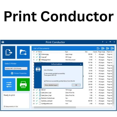 برنامج Print Conductor  لإدارة مهام الطباعة على الويندوز