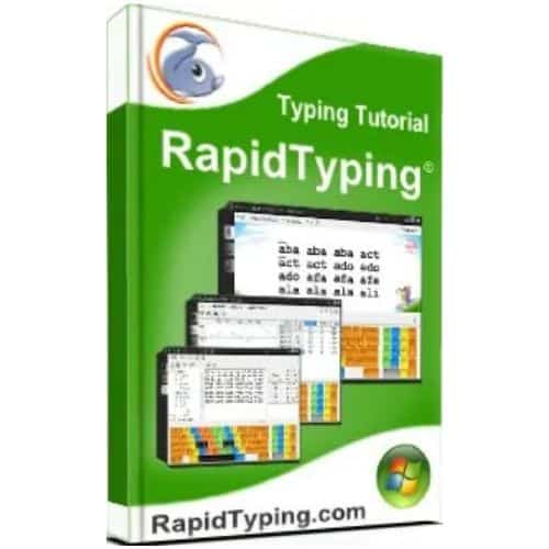برنامج Rapid Typing Tutor  للتدريب على سرعة الكتابة على لوحة المفاتيح