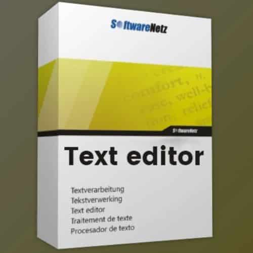 برنامج Softwarenetz Text editor  لتحرير النصوص