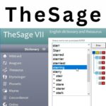 برنامج TheSage قاموس لتعلم اللغة الإنجليزية