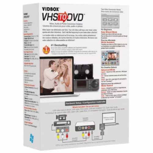 برنامج VIDBOX VHS to DVD  لتحويل شرائط الفيديو إلى اسطوانات DVD