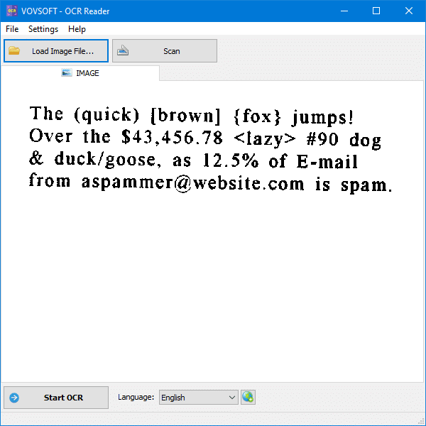 برنامج VovSoft OCR Reader  لاستخراج النصوص من الصور