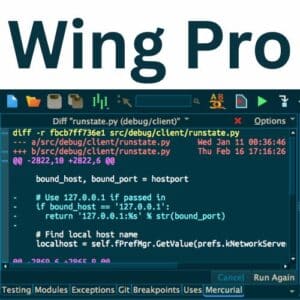 برنامج Wing Pro لتحرير أكواد لغة بايثون