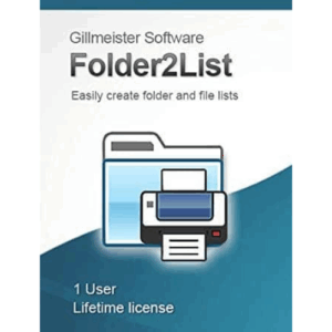 Gillmeister Folder2List إنشاء قوائم لمحتويات المجلدات