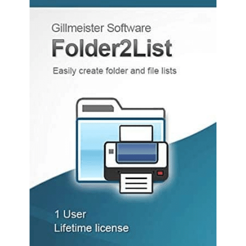 Gillmeister Folder2List إنشاء قوائم لمحتويات المجلدات