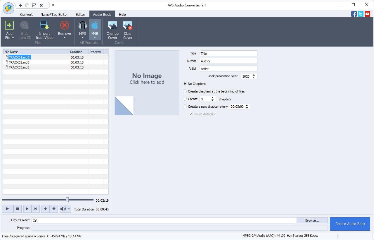 برنامج AVS Audio Converter  لتحويل الملفات الصوتية