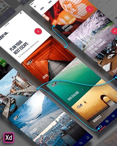 برنامج Adobe XD لبناء وجهة المستخدم