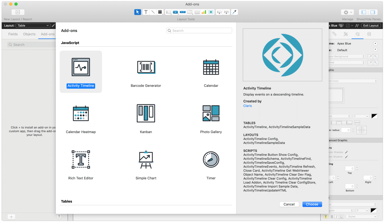 برنامج Claris FileMaker Pro لإنشاء تطبيقات مخصصة