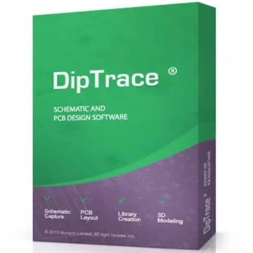 برنامج DipTrace  لتصميم الدوائر الكهربائية