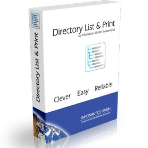 برنامج Directory List and Print Pro لإنشاء قوائم المجلدات الاحترافية