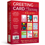 برنامج Greeting Card Factory Deluxe لإنشاء بطاقات التهنئة