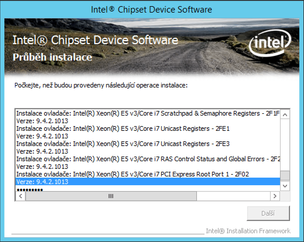 برنامج Intel Chipset Device Software مجموعة من ملفات INF 