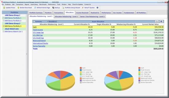 برنامج Investment Account Manager Pro لإدارة المحافظ الاستثمارية