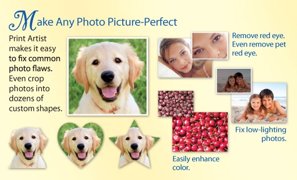 برنامج Print Artist Gold لإنشاء مشاريع الطباعة