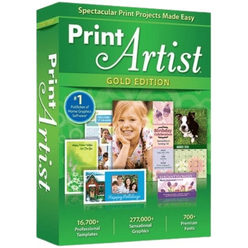 برنامج Print Artist Gold لإنشاء مشاريع الطباعة