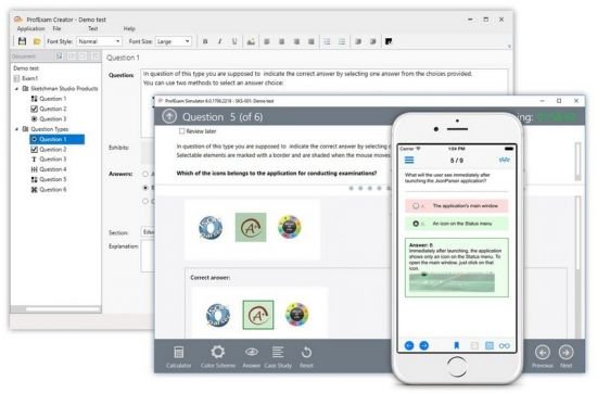 برنامج ProfExam Suite لإنشاء الاختبارات وإدارتها