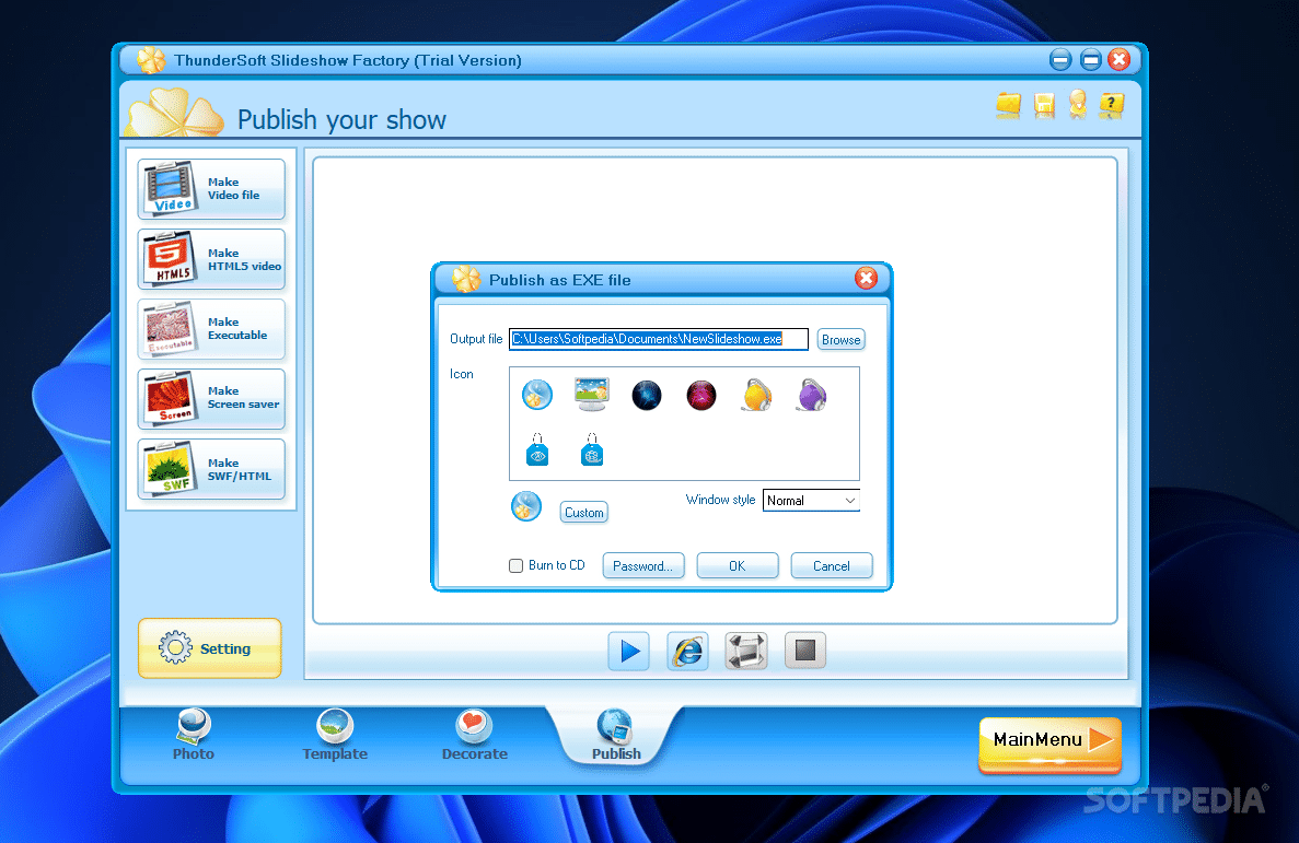برنامج ThunderSoft Slideshow Factory لإنشاء العروض التقديمية
