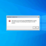 إصلاح خطأ ملف VCRUNTIME140.dll المفقود في ويندوز