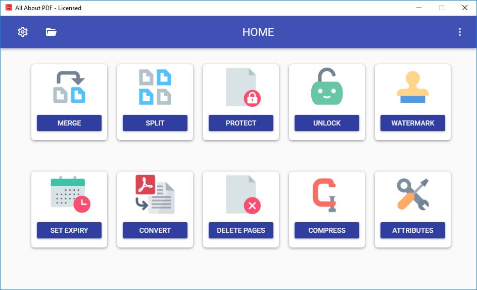 برنامج All About PDF لتحرير ملفات PDF
