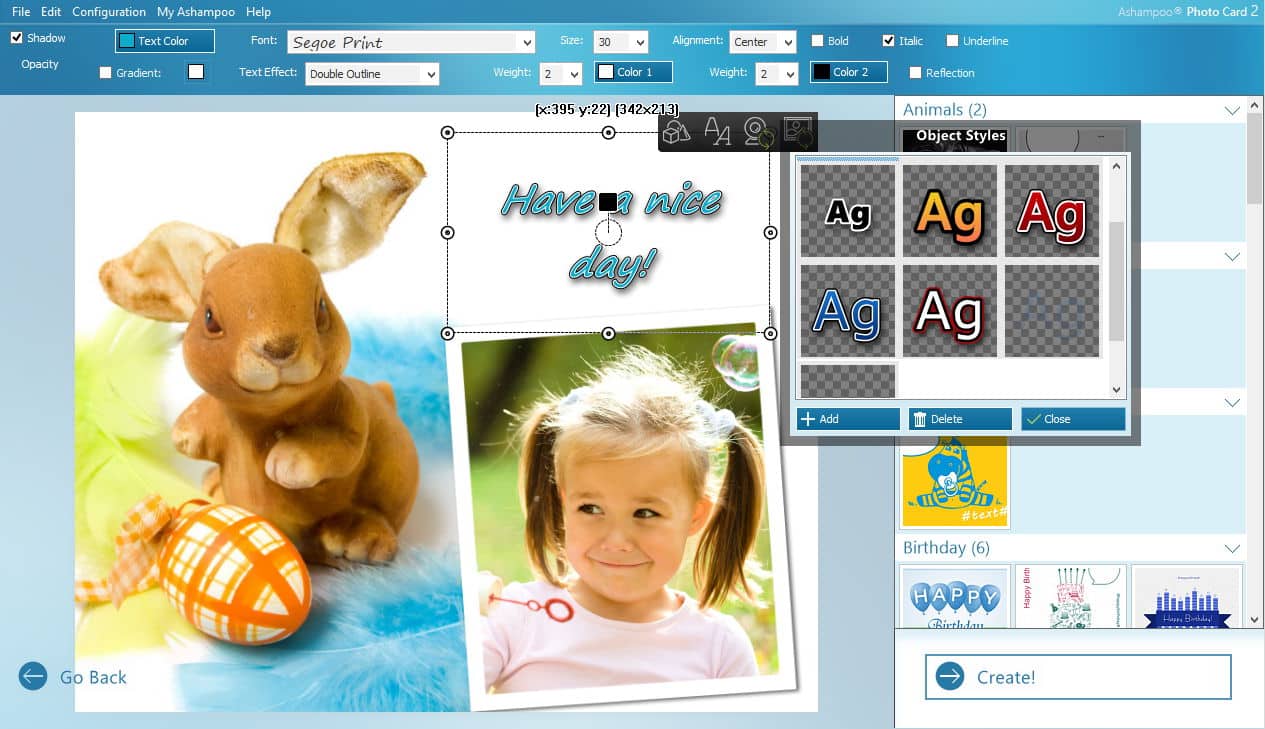 برنامج Ashampoo Photo Card  تحويل الصور إلى بطاقات تهنئة