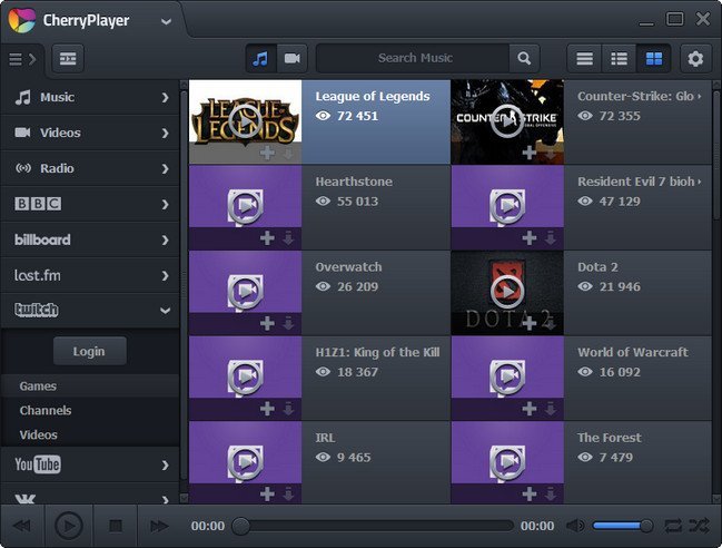 برنامج CherryPlayer مشغل وسائط متعددة