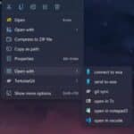 برنامج Custom Context Menu إضافة أوامر مخصصة إلى القائمة السياقية الجديدة