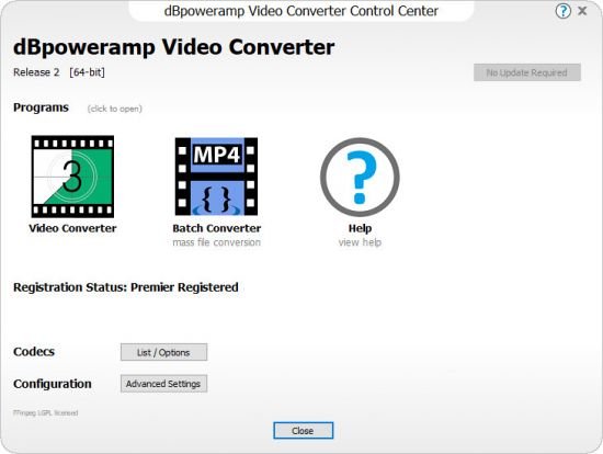 برنامج dBpoweramp Video Converter Premier  لتحويل صيغ الفيديو